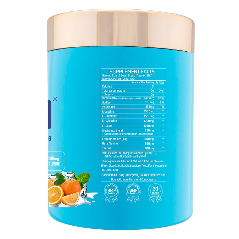 2 - Myfitness iBCAA-H2O,  0.66 lb  30 Servings  Icy Orange 