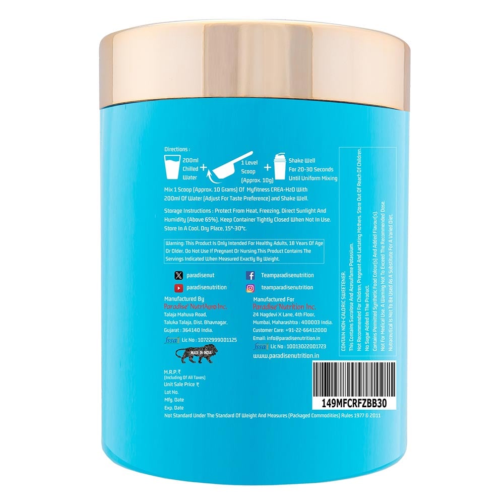 2 - Myfitness CREA-H2O,  Fizzy Blackberry  0.66 lb 