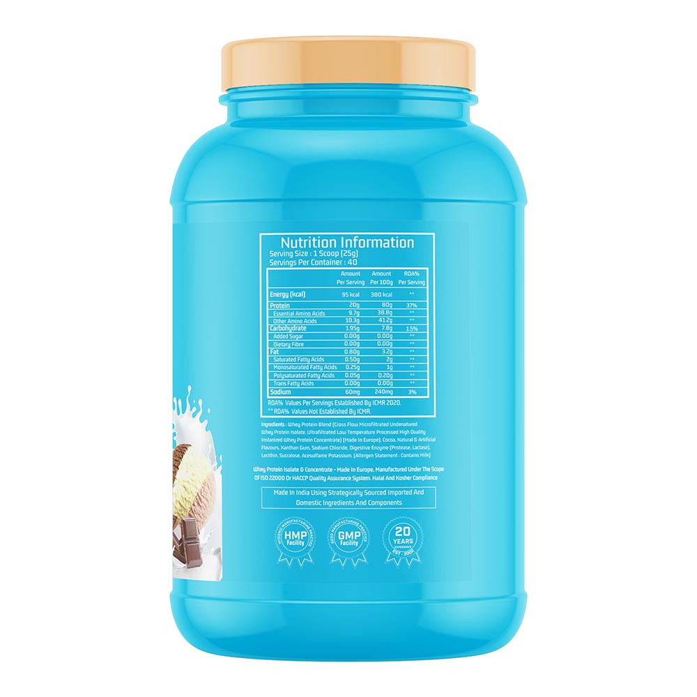 2 - Myfitness 100% WHEY-H2O Protein Isolate,  2.2 lb  Chocolate Fusion 