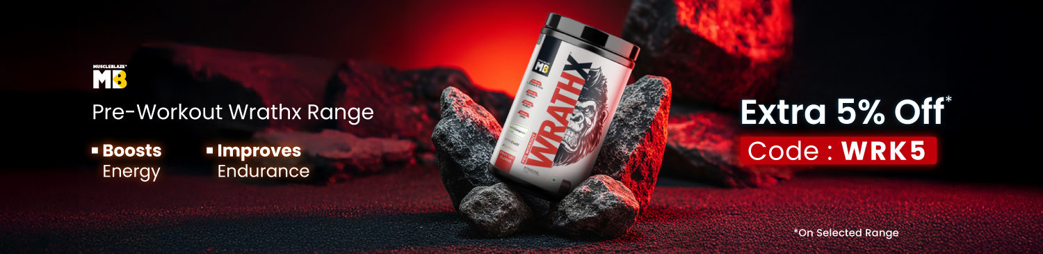 Pre-Workout Wrathx Range | Extra 5% Off | WRK5