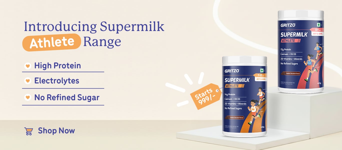 Gritzo Supermilk Athlete Range - Starts @ 999
