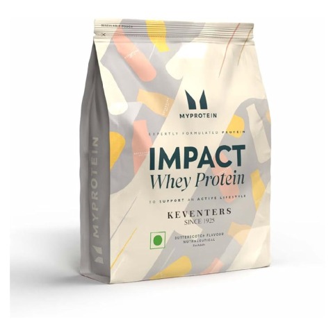1 - Myprotein Impact Whey Protein,  2.2 lb  Keventers Butterscotch 