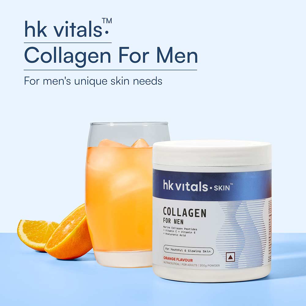 10 - HealthKart HK Vitals Collagen for Men,  400 g  Orange (Pack of 2)
