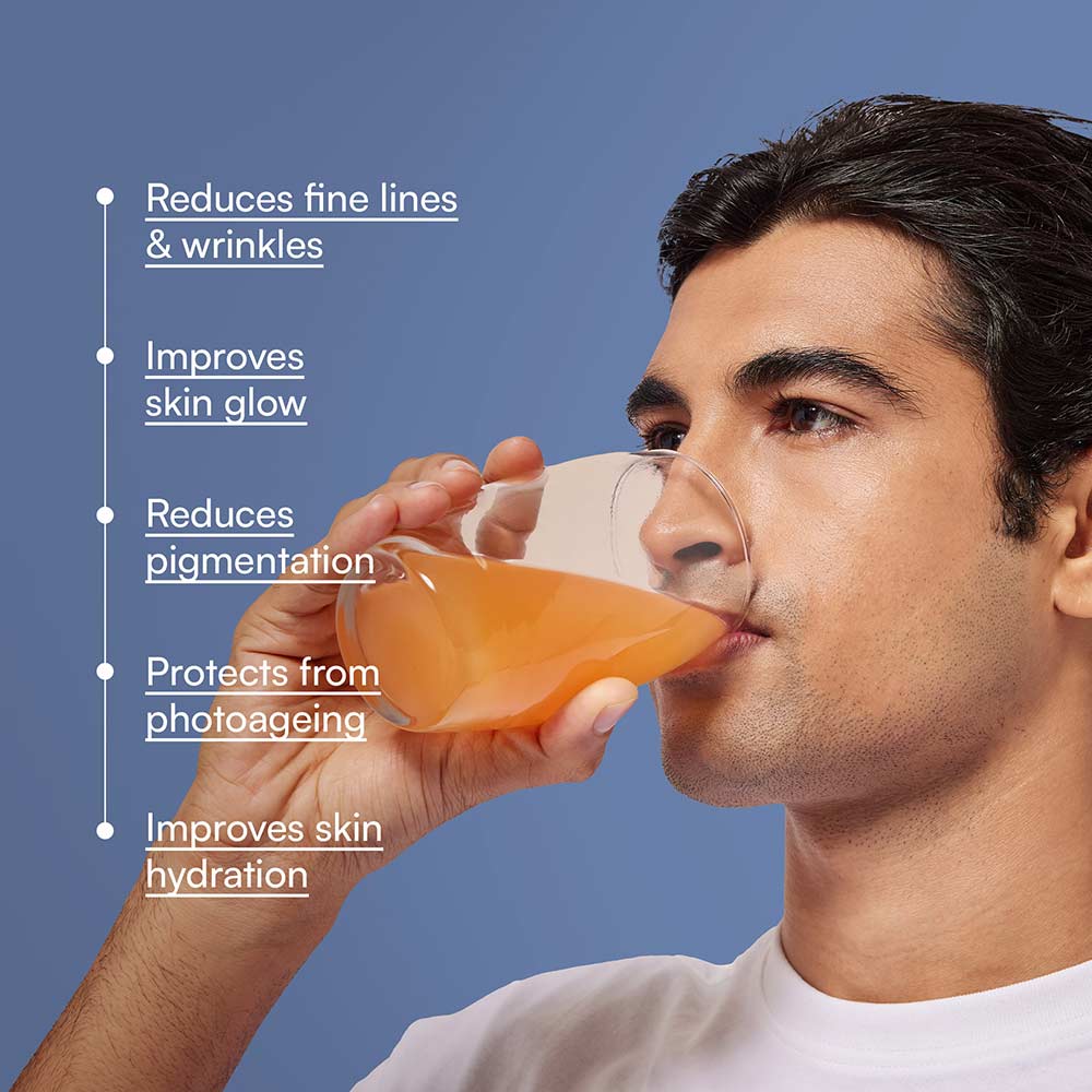 40 - HealthKart Collagen for Men,  Marine Collagen  400 g  Orange (Pack of 2)