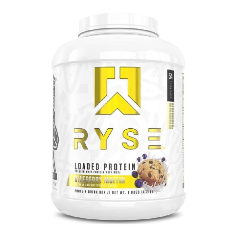 1 - Ryse Loaded Protein,  4.2 lb  Blueberry Muffin 