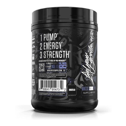 1 - Ryse Godzilla Pre Workout, 1.70 lb Blue Raspberry