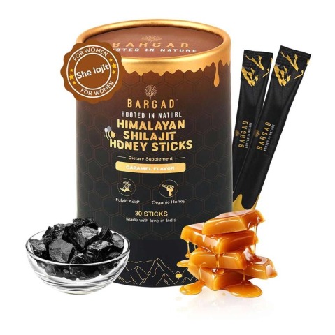 1 - Bargad Himalayan Shilajit Honey Sticks Caramel Flavour, 30 Stick(s)