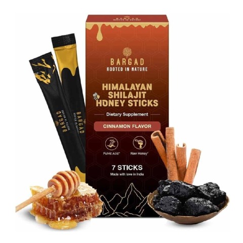 1 - Bargad Himalayan Shilajit Honey Sticks Cinnamon Flavour,  7 Stick(s) 