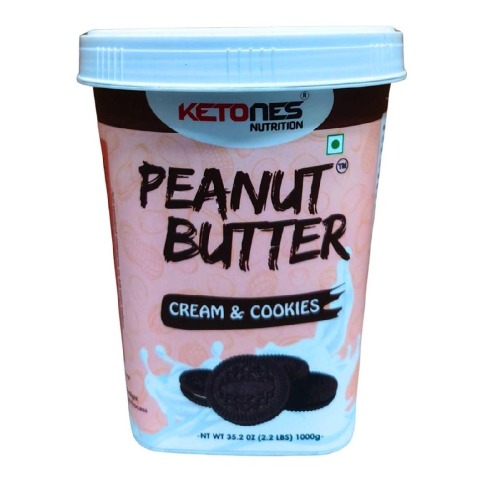 1 - Ketones Peanut Butter,  1 kg  Cream & Cookies 
