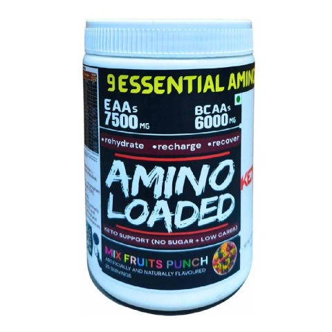 1 - Ketones Amino Loaded EAA - Apex Series, Mix Fruit Punch 0.77 lb 25 Servings