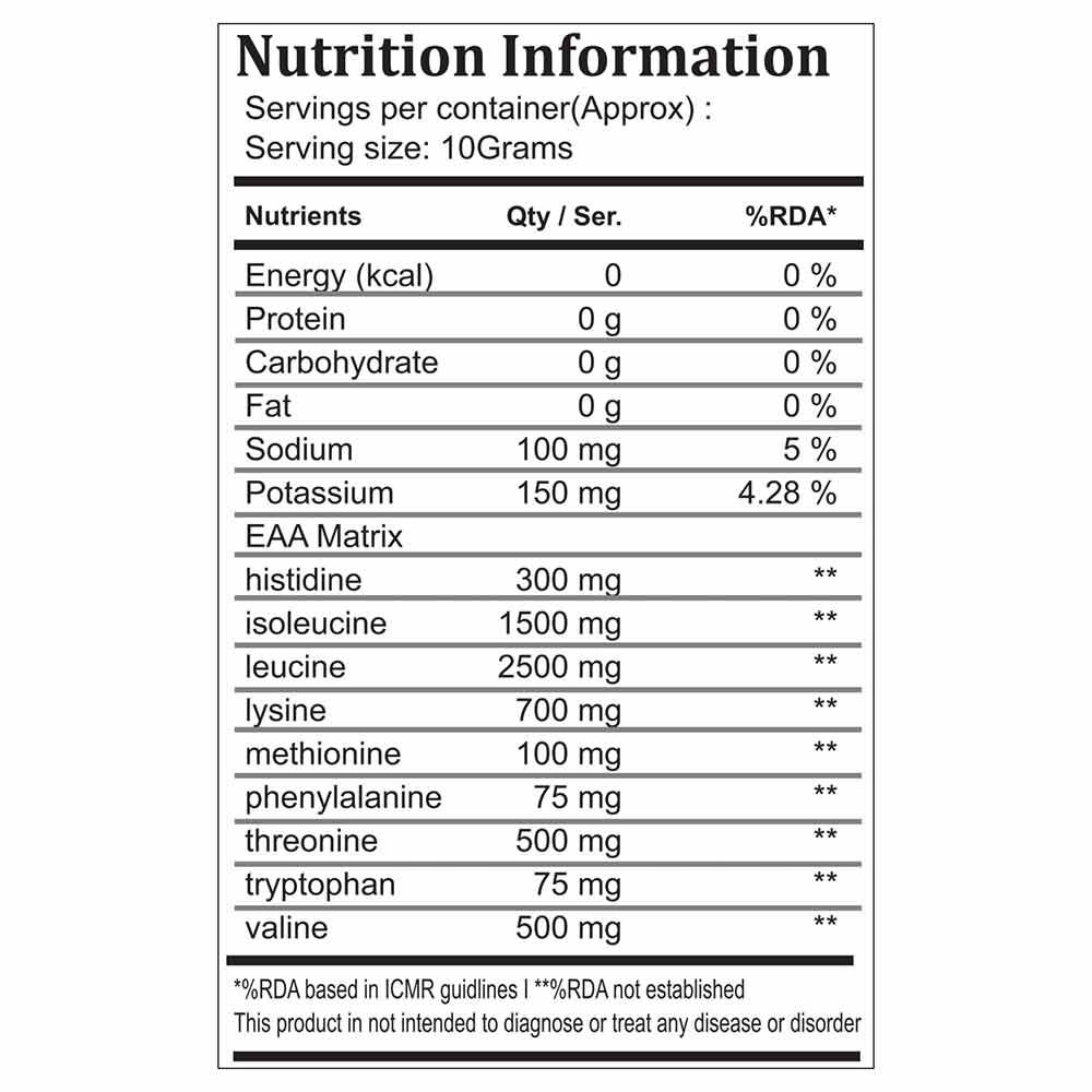 3 - Ketones Amino Loaded EAA - Rise Series,  Mix Fruit Punch  0.77 lb  35 Servings 
