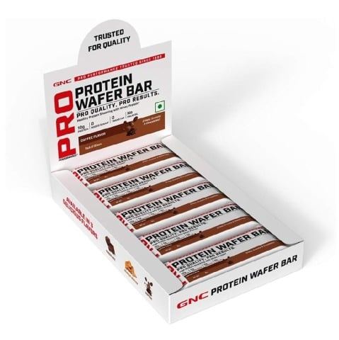 1 - GNC Pro Performance Protein Wafer Bar,  10 bar(s)  Coffee 