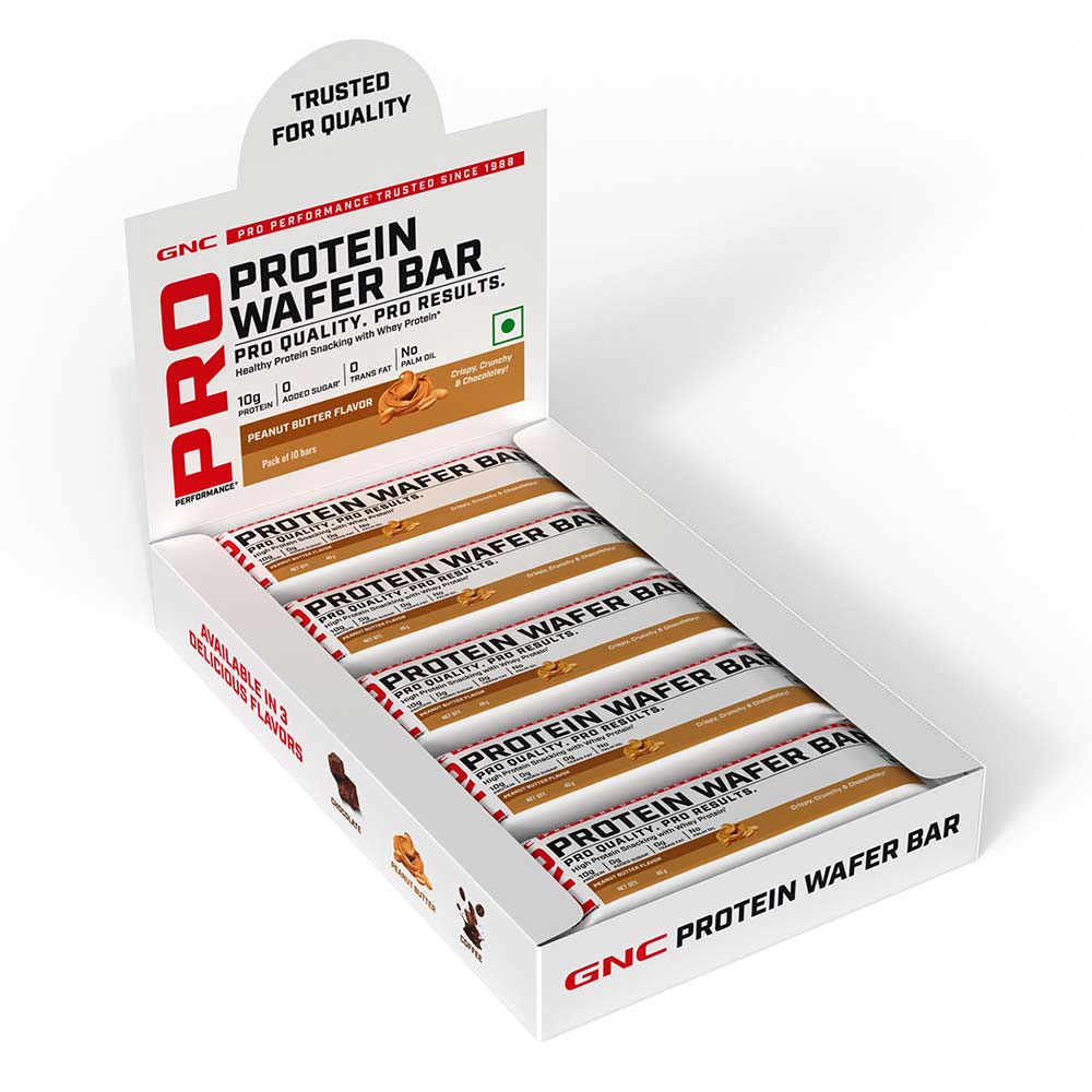 GNC Pro Performance Protein Wafer Bar, 10 bar(s) Peanut Butter-picture-18