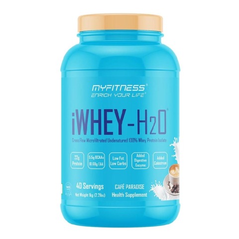 1 - Myfitness iWHEY- H2O,  2.2 lb  Cafe Paradise 