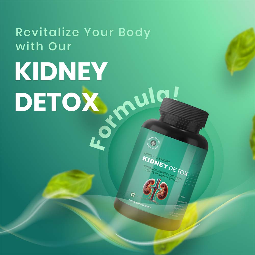 9 - CUREFOREVER Kidney Detox,  30 veggie capsule(s) 