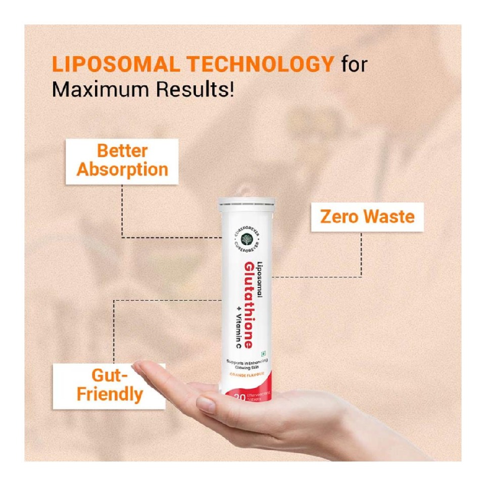 Liposomal Glutathione + Vitamin C Effervescent at Best Price in India |  https://www.healthkart.com/