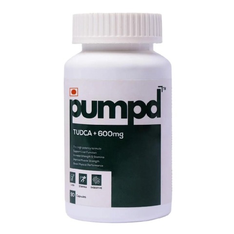 1 - Pumpd TUDCA + 600mg,  90 capsules 