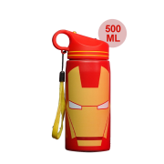 Gritzo Iron man Sipper,  Red  500 ml 