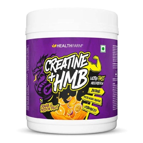 1 - Healthfarm Creatine + HMB,  Orange & Passion Fruit  0.66 lb 