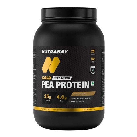 1 - Nutrabay Gold Pea Protein,  2.2 lb  Cold Coffee 