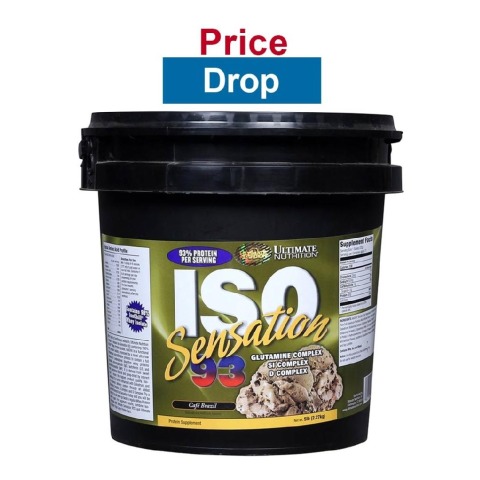 Ultimate Nutrition ISO Sensation 93,  5 lb  Cafe Brazil 