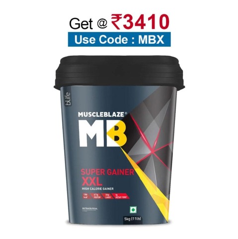 MuscleBlaze Super Gainer XXL, 11 lb Chocolate