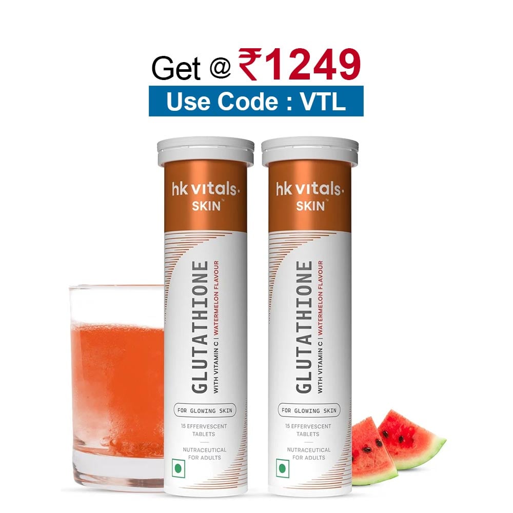 HealthKart HK Vitals Glutathione Effervescent,  Watermelon  30 tablet(s) 