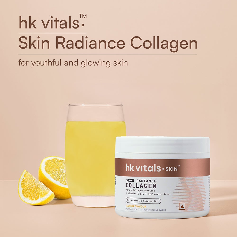 1 - HK Vitals Skin Radiance Collagen, Marine Collagen 100 g Lemon
