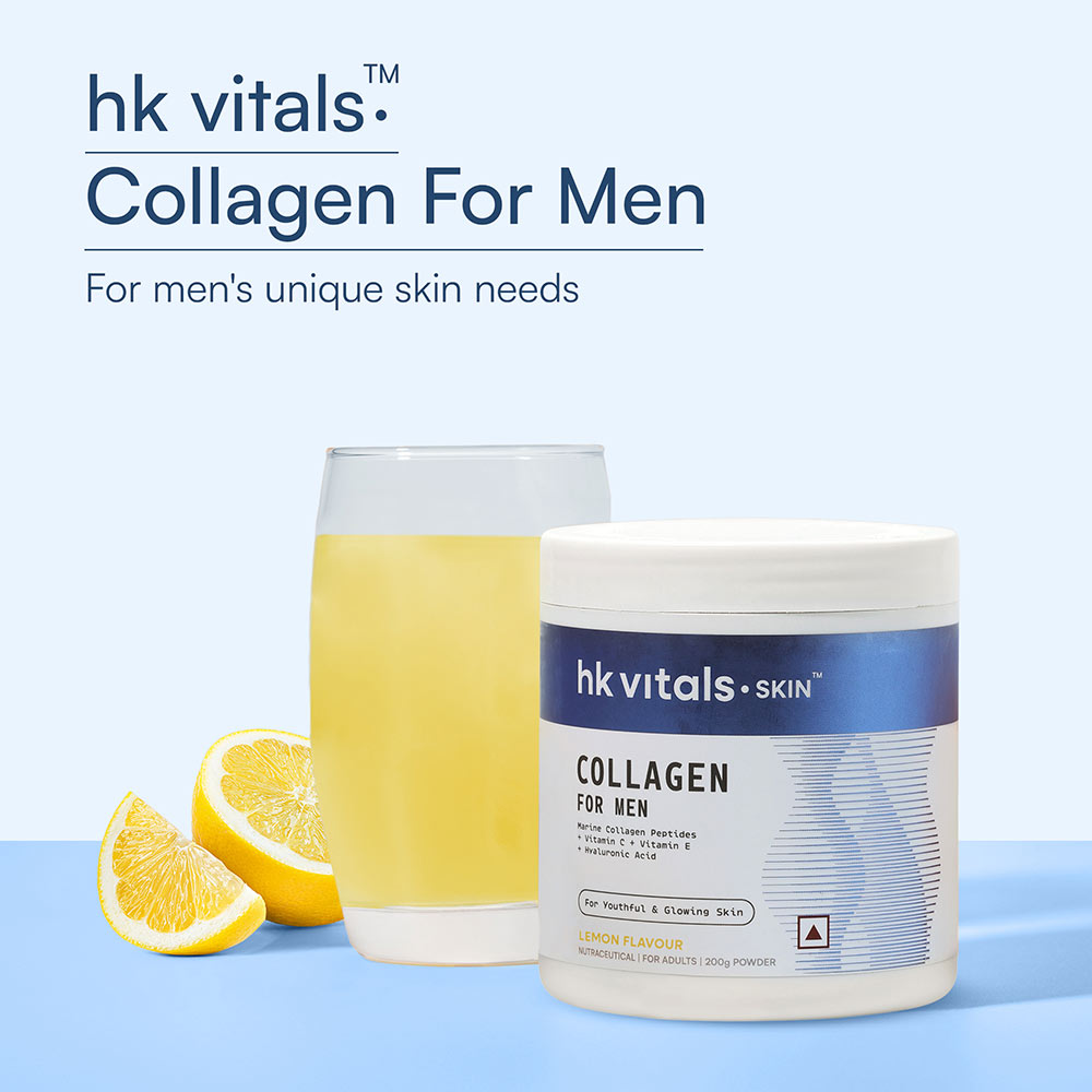 1 - HK Vitals Collagen for Men,  Marine Collagen  200 g  Lemon