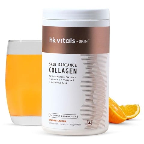 2 - HealthKart HK Vitals Skin Radiance Collagen, 400 g Orange
