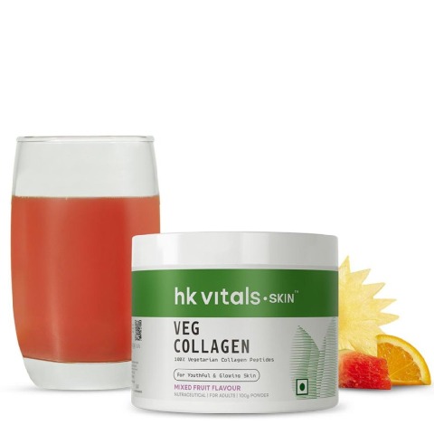 1 - HealthKart HK Vitals Skin Radiance Collagen, 100 g Veg - Mixed Fruit