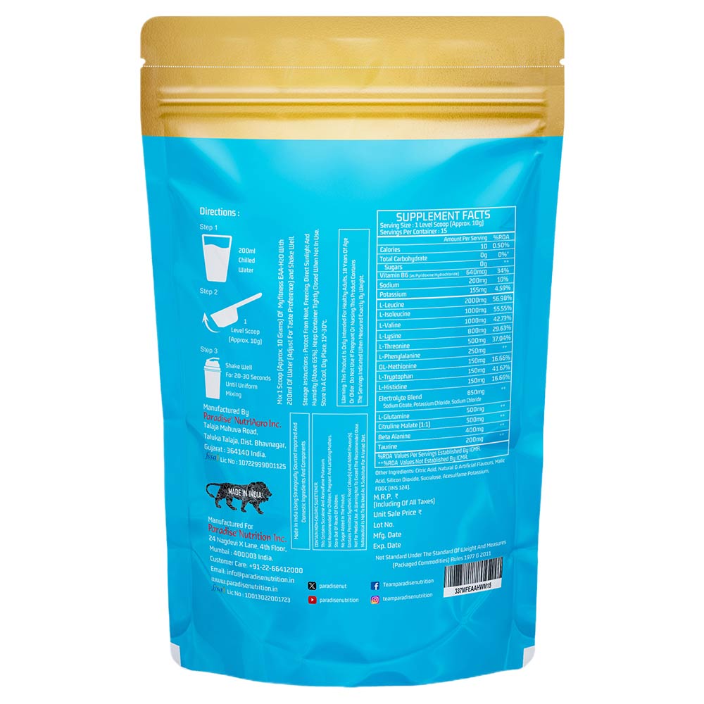 2 - Myfitness EAA-H2O,  Watermelon  0.33 lb  15 Servings 