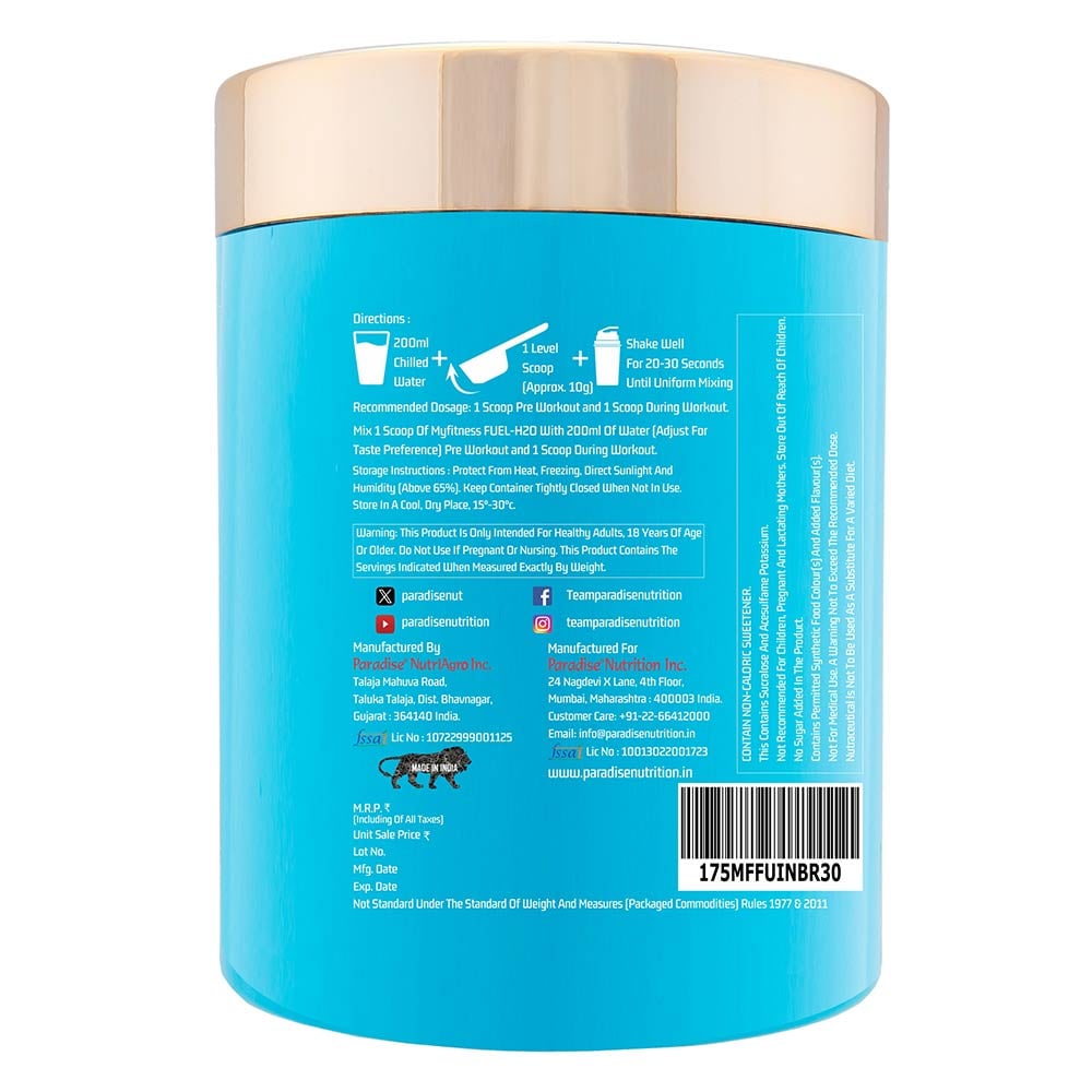 2 - Myfitness FUEL-H2O,  0.66 lb  Blue Raspberry 