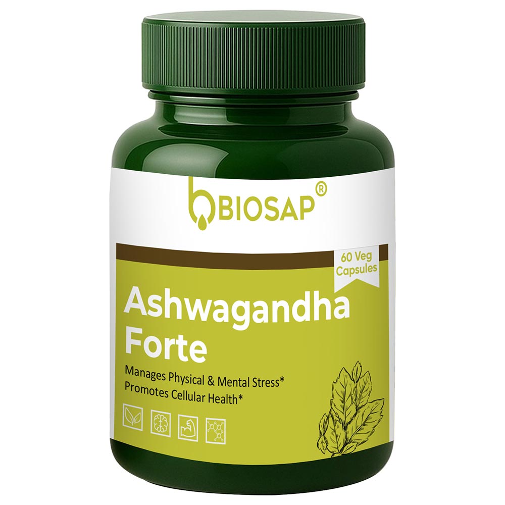 BIOSAP Ashwagandha Forte, 60 veggie capsule(s)-image-13