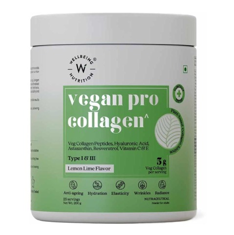 1 - Wellbeing Nutrition Vegan Pro Collagen,  200 g  Lemon Lime 