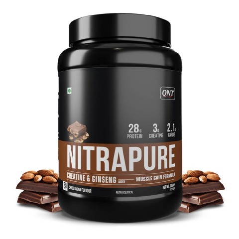 1 - QNT Nitrapure Whey Protein,  2.2 lb  Choco Badam 