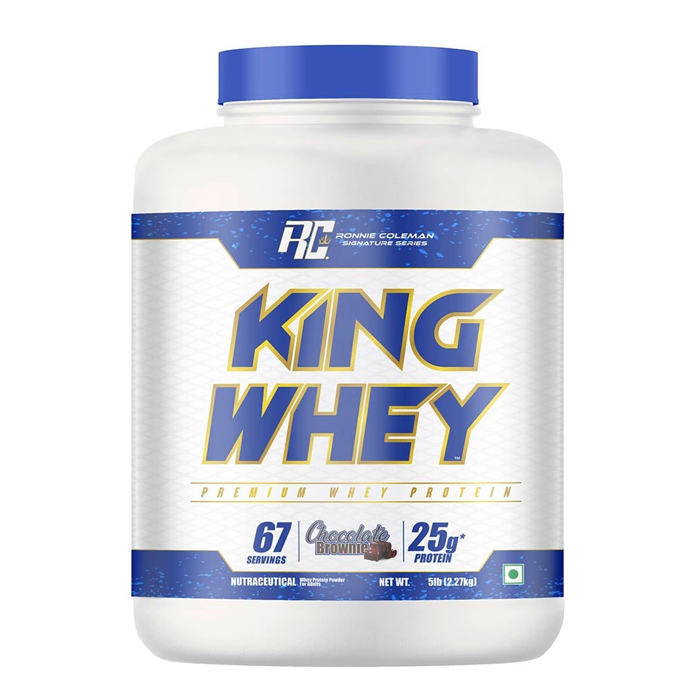 5 - Ronnie Coleman Signature Series King Whey Protein,  5 lb  Chocolate Brownie 