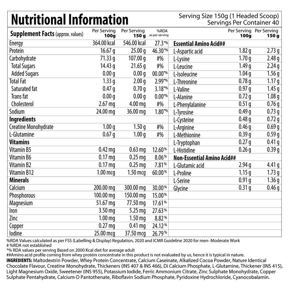 1 - QNT Massive Mass,  13 lb  Irish Chocolate 