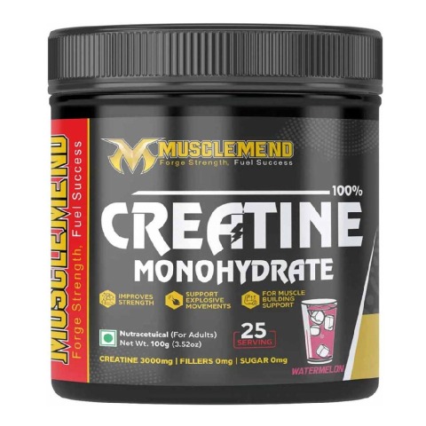 1 - Musclemend 100% Creatine Monohydrate, Watermelon 0.22 lb