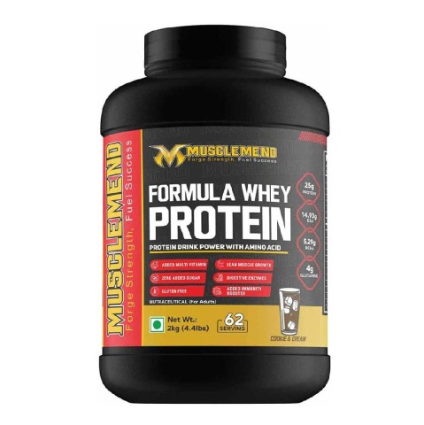1 - Musclemend Formula Whey Protein,  4.4 lb  Cookies & Cream 