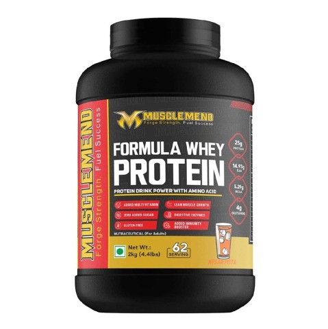 1 - Musclemend Formula Whey Protein,  4.4 lb  Kesar Pista 
