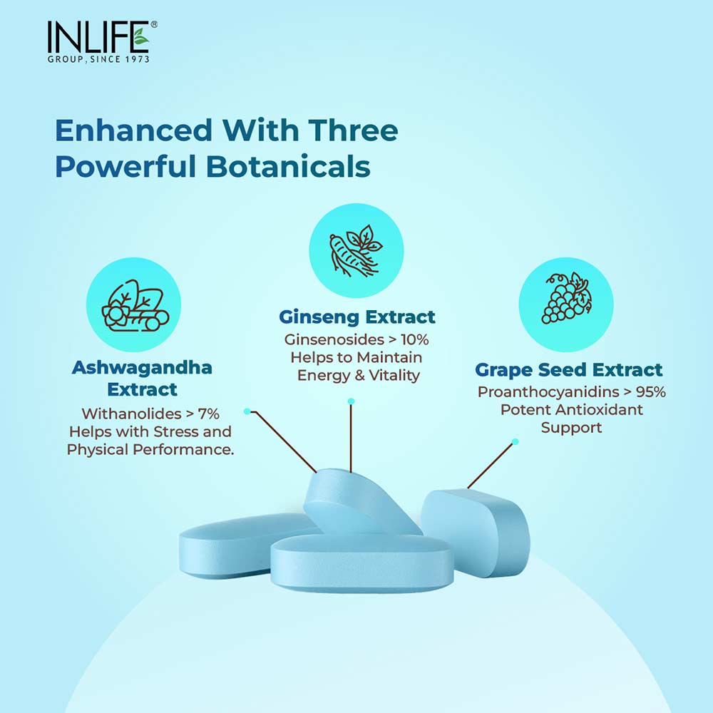 3 - INLIFE Multivitamin for Men,  60 tablet(s)  Unflavoured 