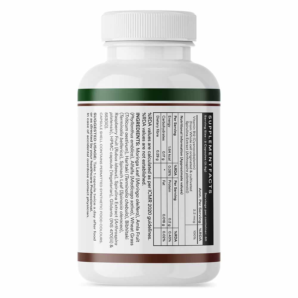 2 - INLIFE Plant Based Vitamin B12,  120 veggie capsule(s)  Unflavoured 