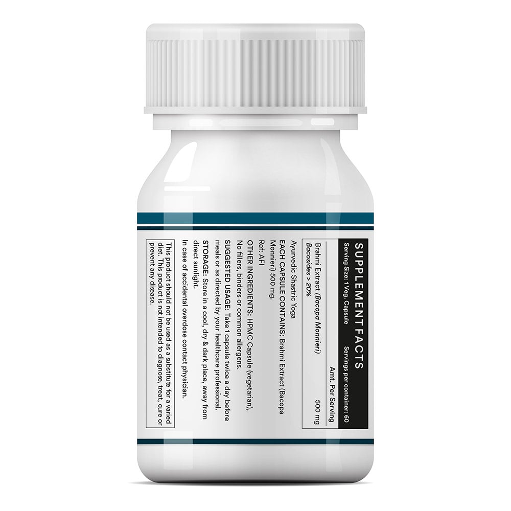 2 - INLIFE Brahmi Extract,  60 capsules 