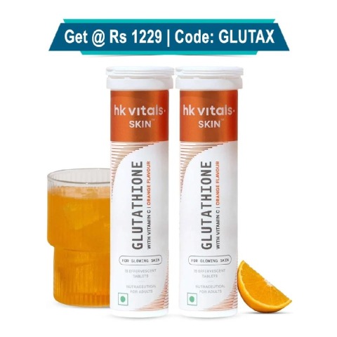 HealthKart HK Vitals Glutathione Effervescent, Orange 30 tablet(s)