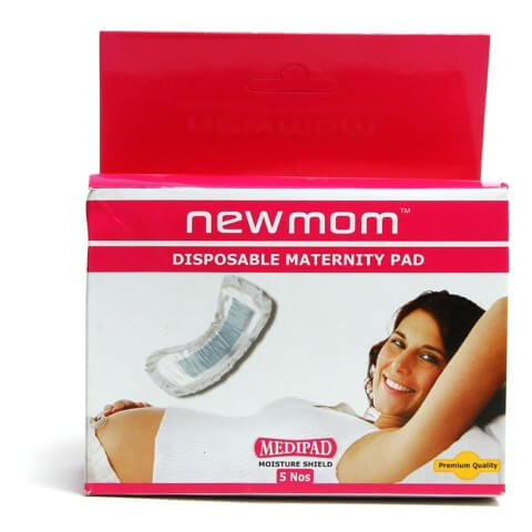 NewMom Disposable Maternity Pad-Medi,  5 pieces/Pack  Medium 