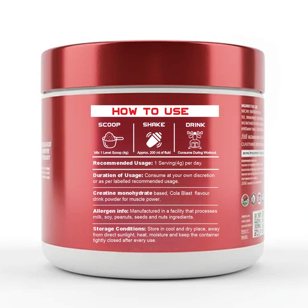 4 - iMuscles Nutrition Pure Creatine Monohydrate,  Cola Blast  0.29 lb 