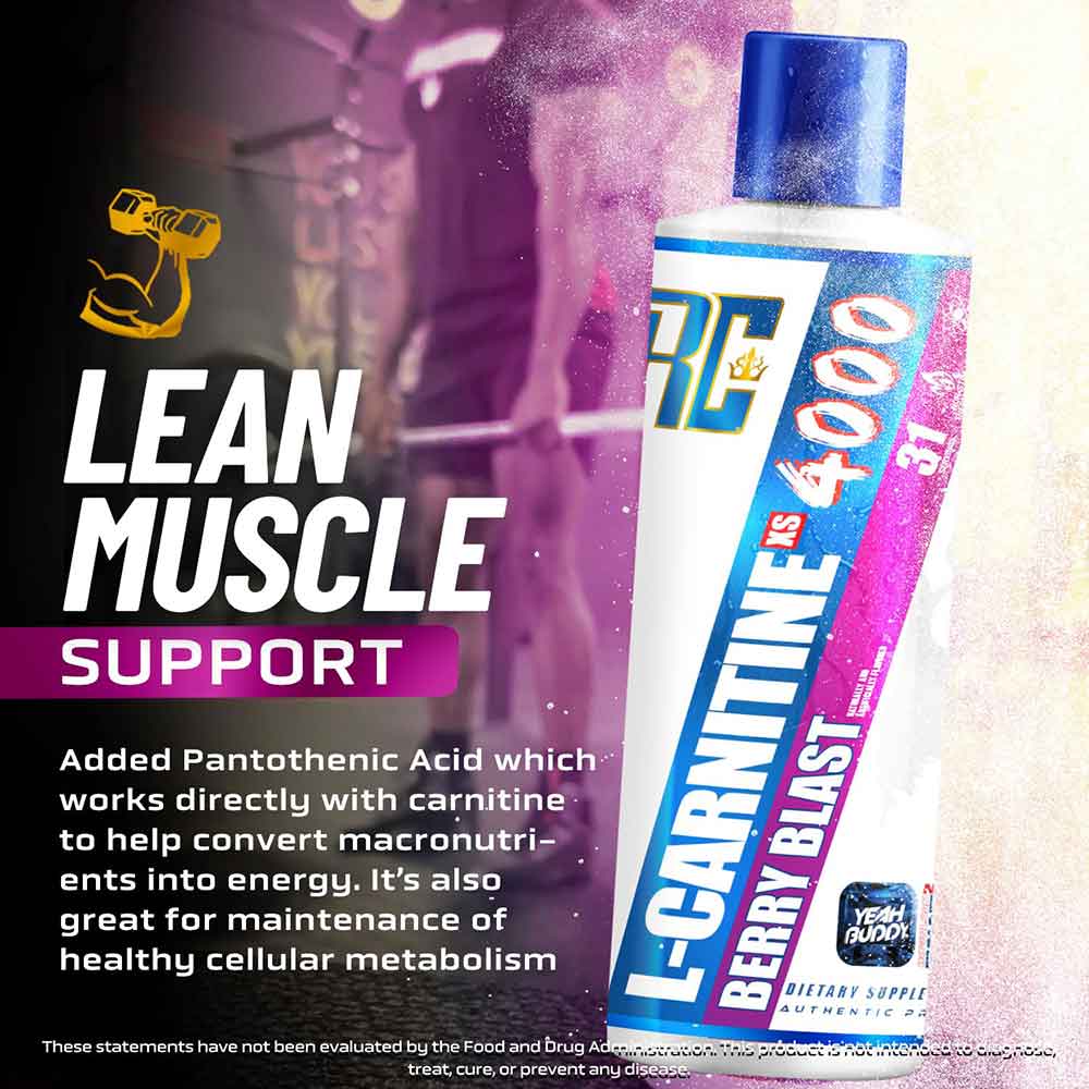 3 - Ronnie Coleman L-Carnitine XS 4000,  465 ml  Berry Blast 