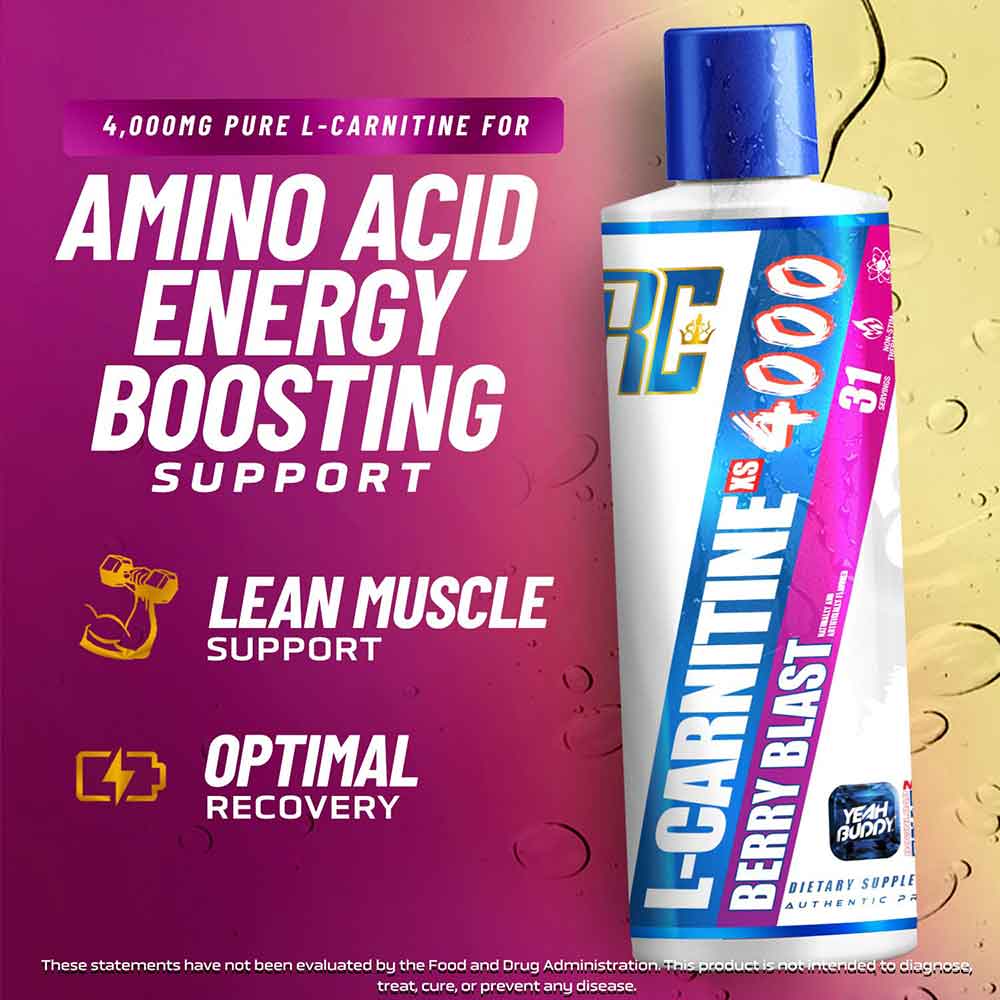 4 - Ronnie Coleman L-Carnitine XS 4000,  465 ml  Berry Blast 