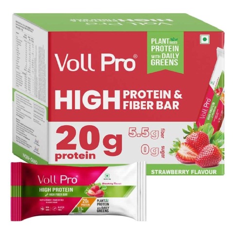 1 - Voll Sante Voll Pro High Protein & Fiber Bar,  1 bar(s)  Strawberry (20g Protein) 